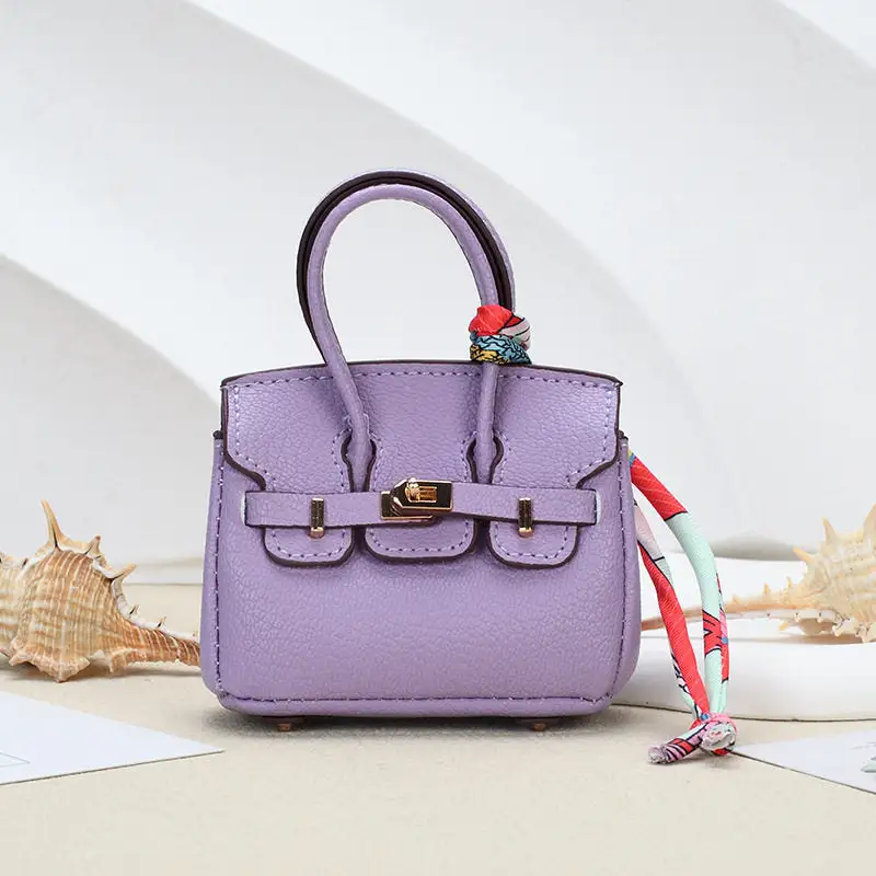 Mini Platinum Bag Pendant Keychain Earphone Accessory