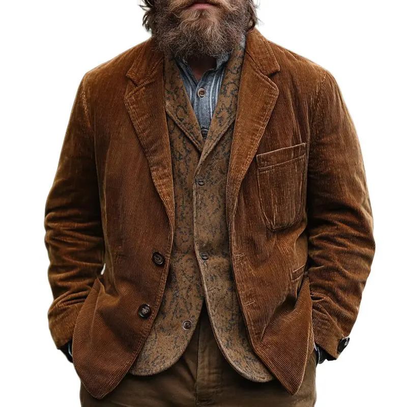 Corduroy Tailored Blazer