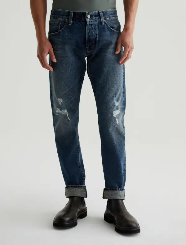 Men's Modern Slim Selvedge Rigid Jeans