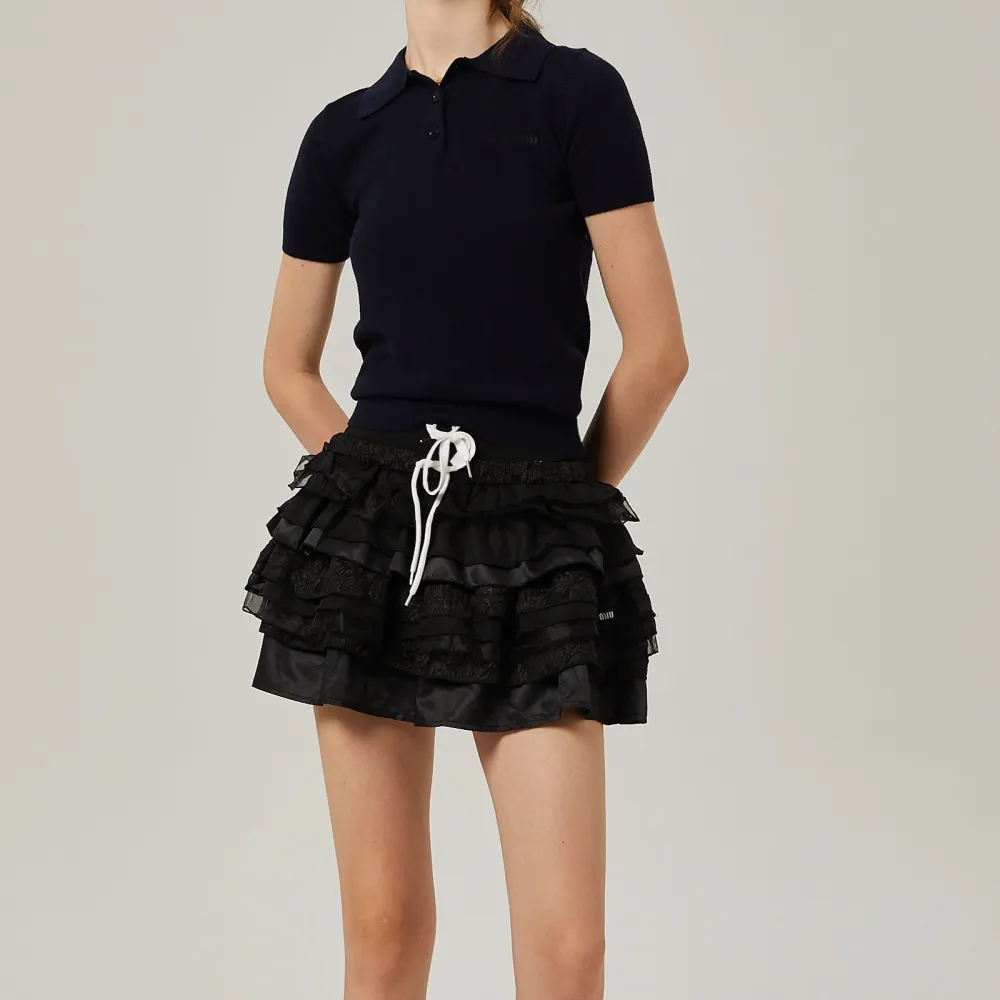 Tiered A Line Skirt