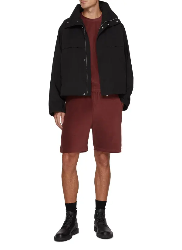 Casual Loose Breathable Dark Brown Shorts