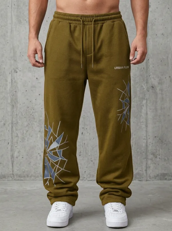 Sweatpants Geometric Men's Sweatpants