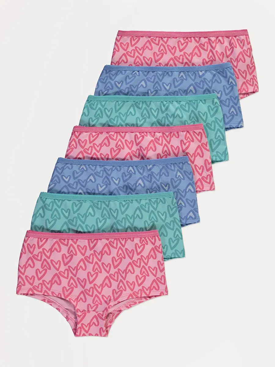 Heart Short Briefs 7 Pack
