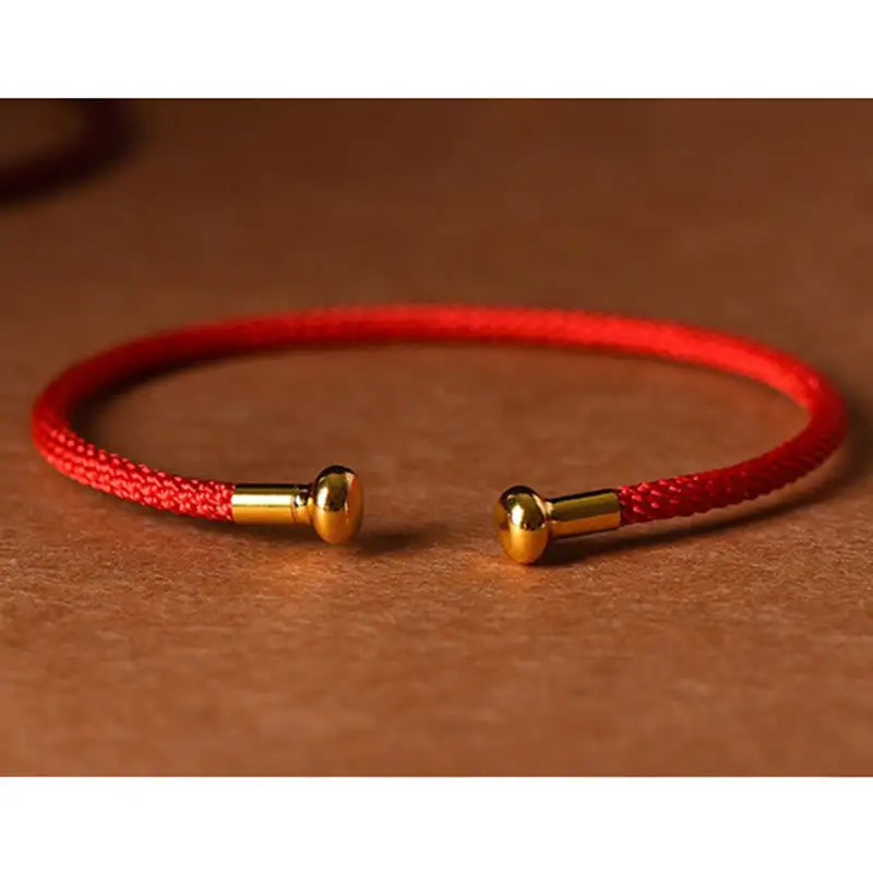 Simple Design Handmade Braid String Cuff Bracelet