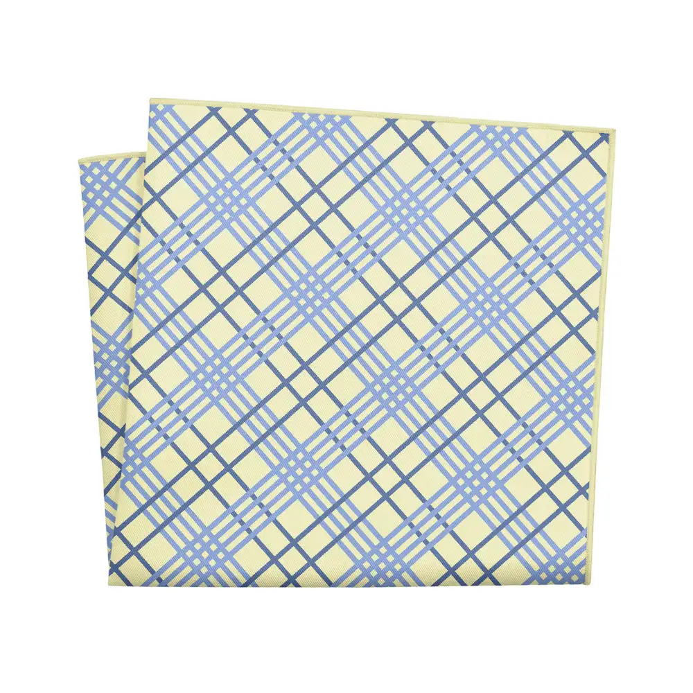 Distinctive Sophisticated Plaid Pocket Square