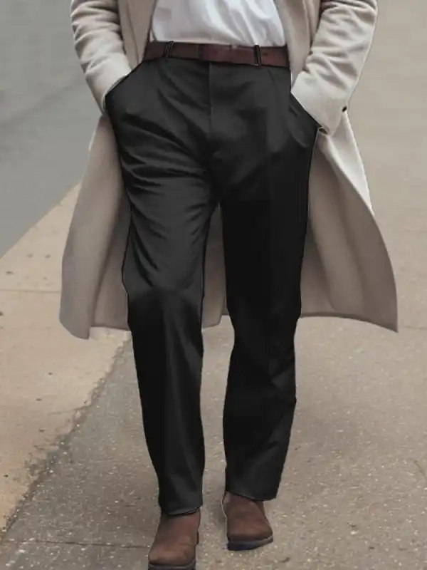 Daily Easywear Textured Dress Pants