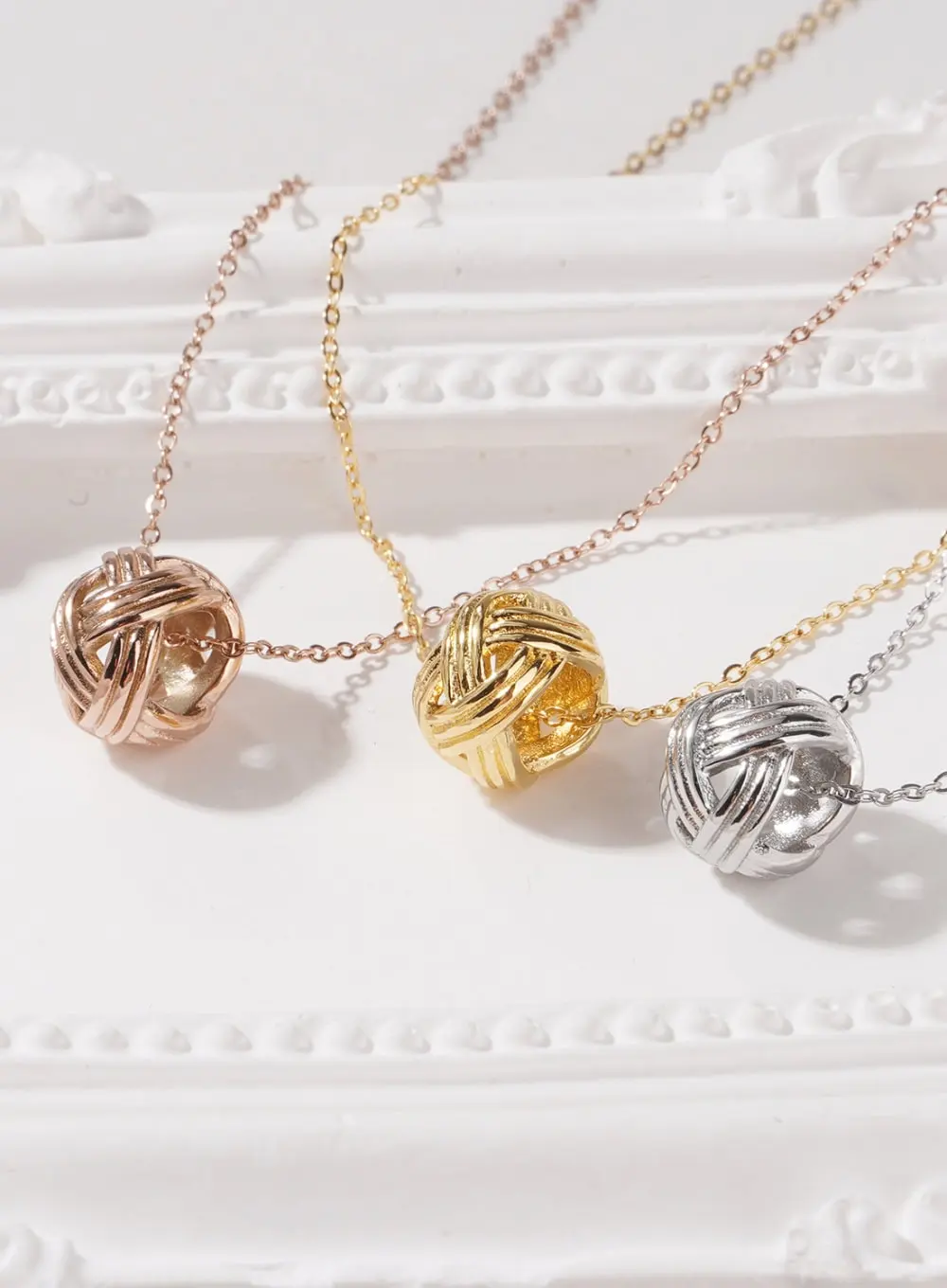 Ball of Yarn Necklace