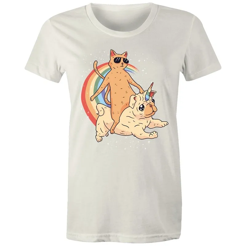 Cat Unicorn Pug T-Shirt