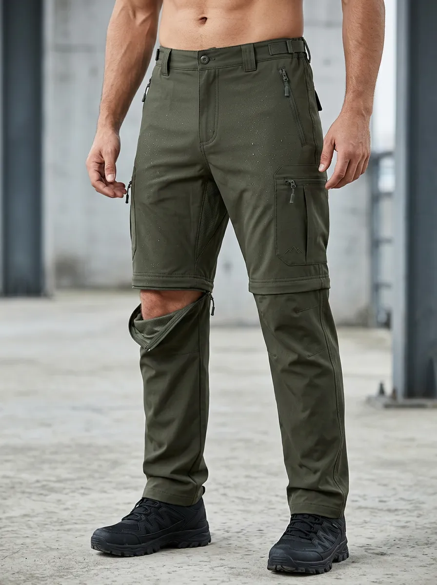Men's Terrain Range Waterproof Zip-Off Tactical Cargo Pants