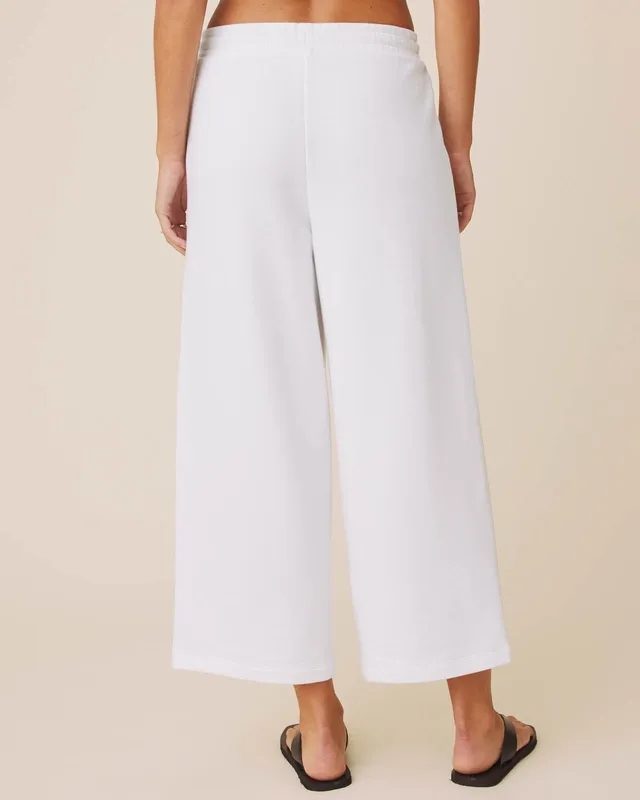 Textured Sweatpant Jogger Pants
