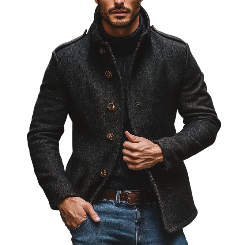 Washed Field Buttoned Jacket