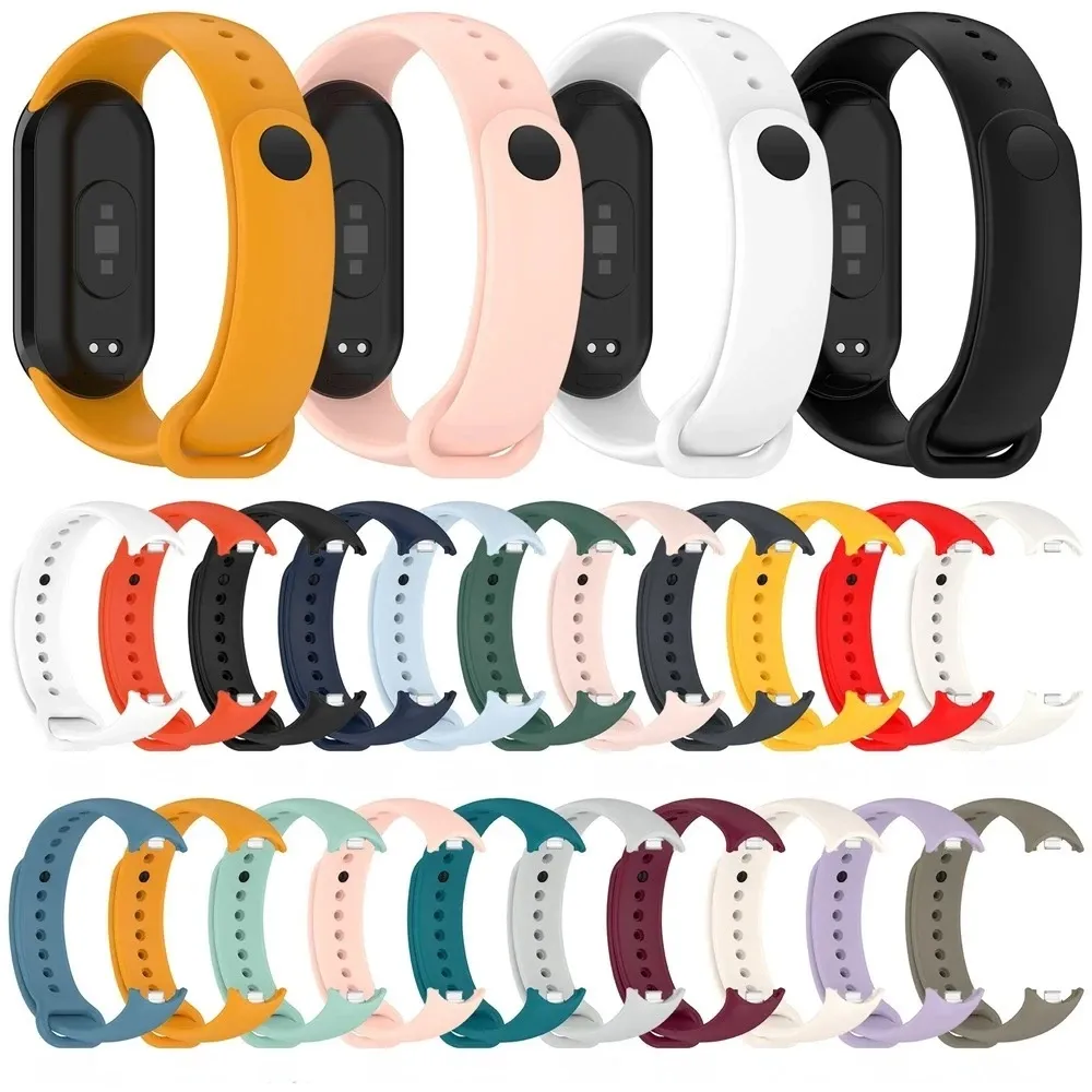18.5mm Silicone Watch Strap Replacement Band – Adjustable Sport Wristband