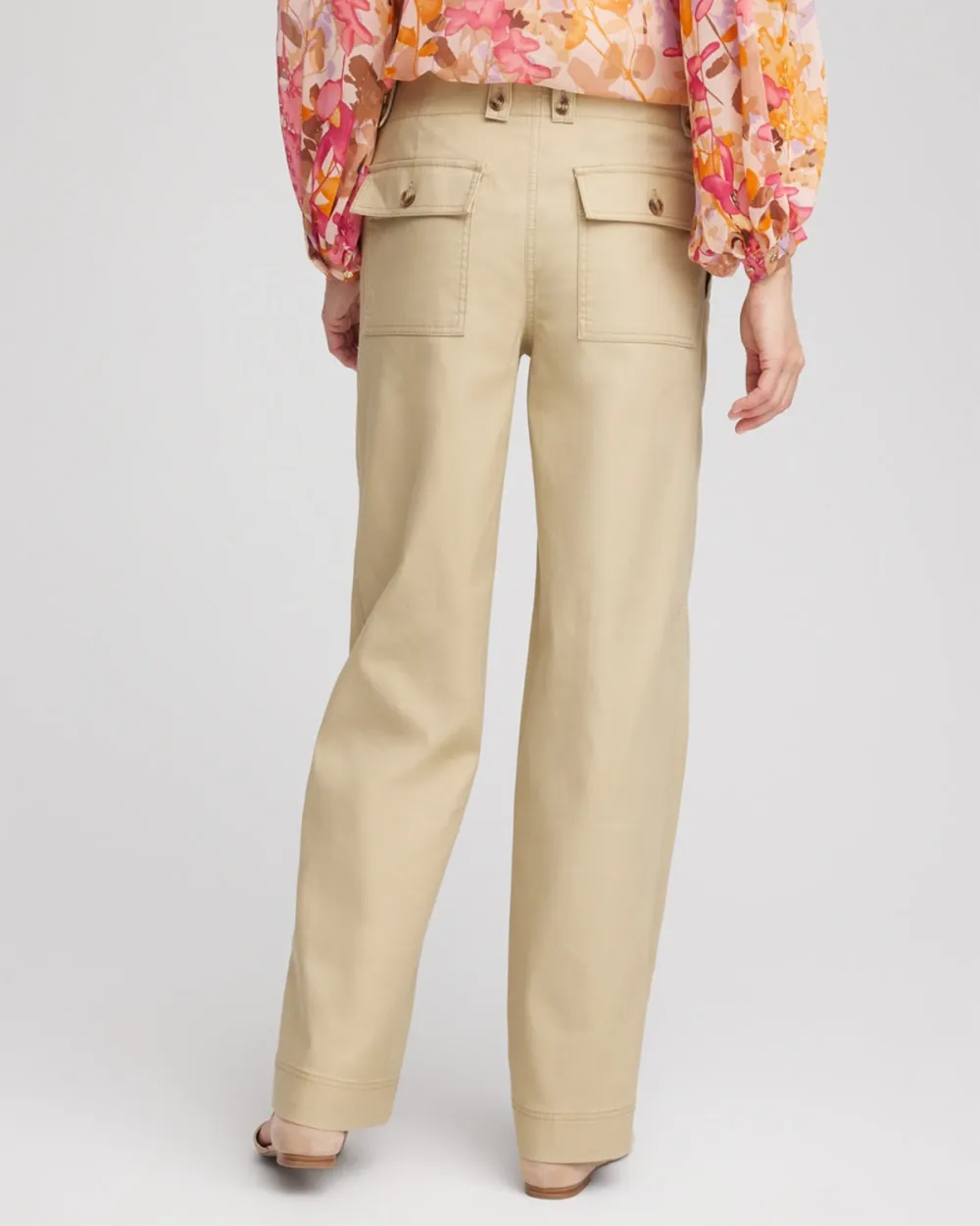 Pleated High Waist Wide Leg Trousers