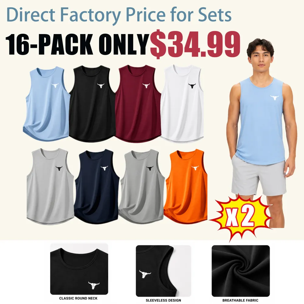 Men's Summer Fashion Sleeveless Fitness & Sports Tank Top