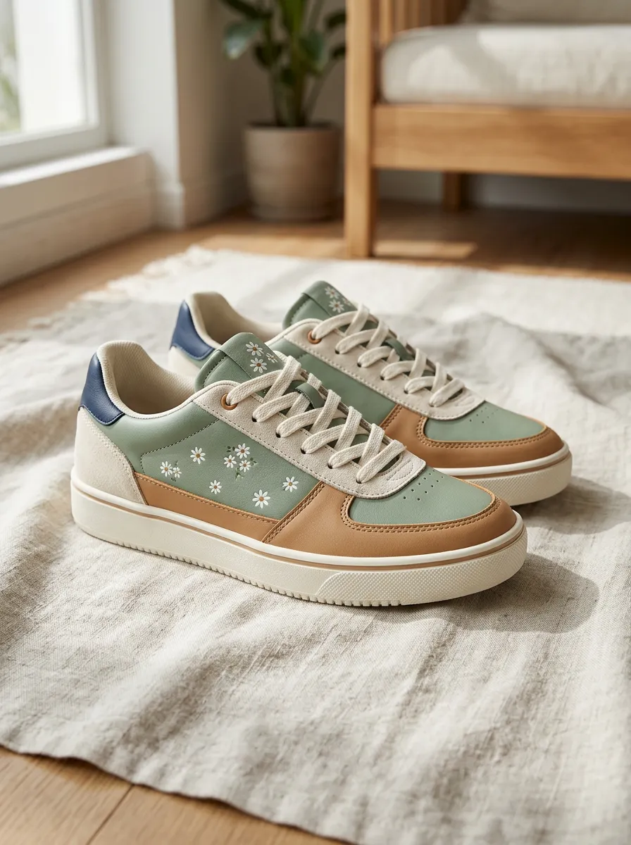 Women's Floral Lover Daisy Classic Skate Shoes