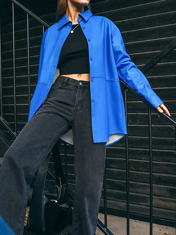 Faux Leather Jacket Essential