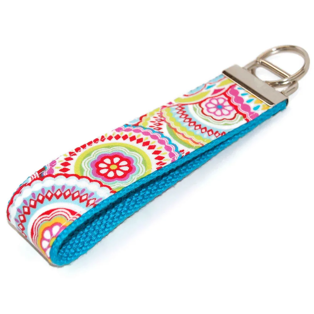 Colorful Mandala Whimsical Keychain