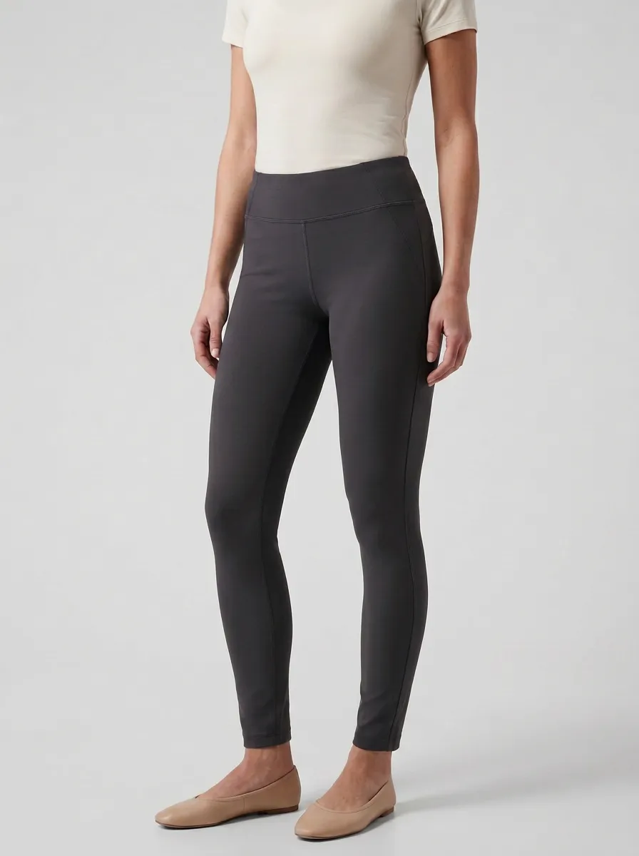Casual-Chic Mid-Rise Women's Stretch Mid-Rise Pants