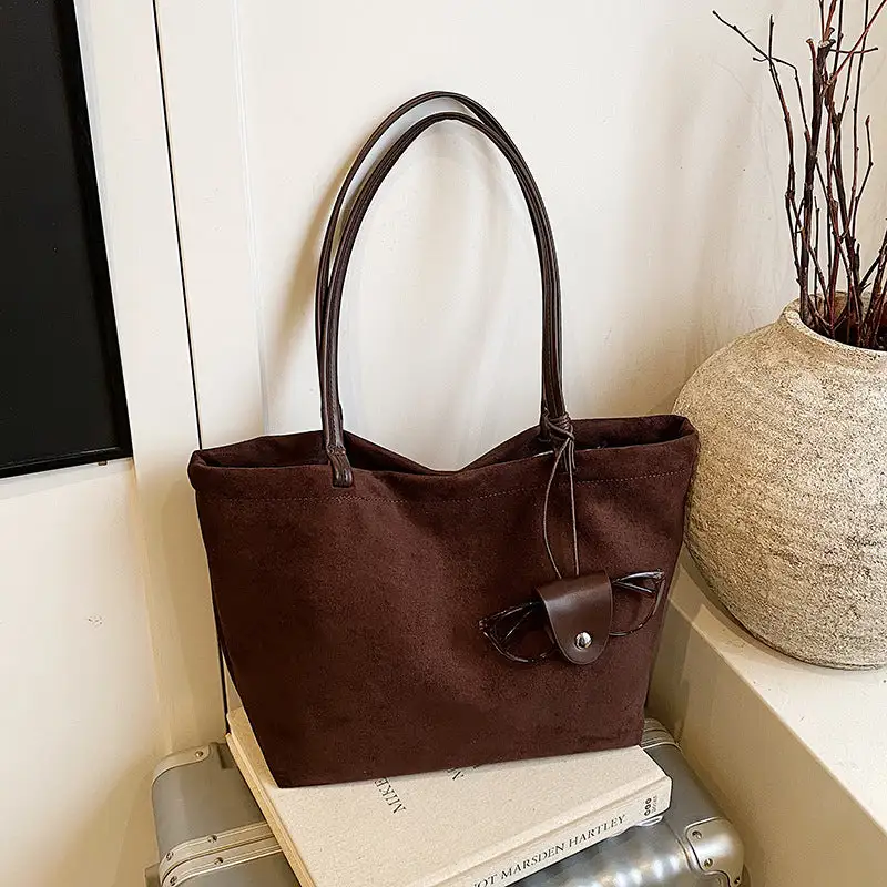 Suede Hobo Bag