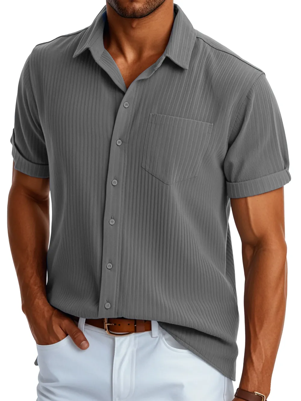 Relaxed Short Sleeve Pocket Shirt