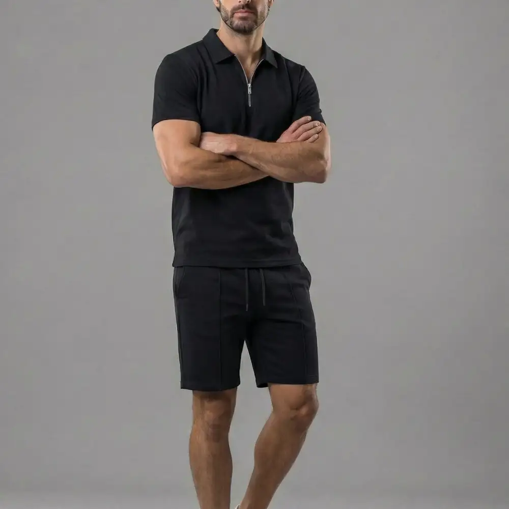 Streamlined Cotton Two Piece Suit