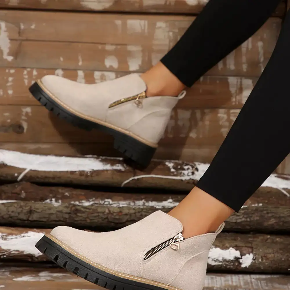 Side-Zip Ankle Boots