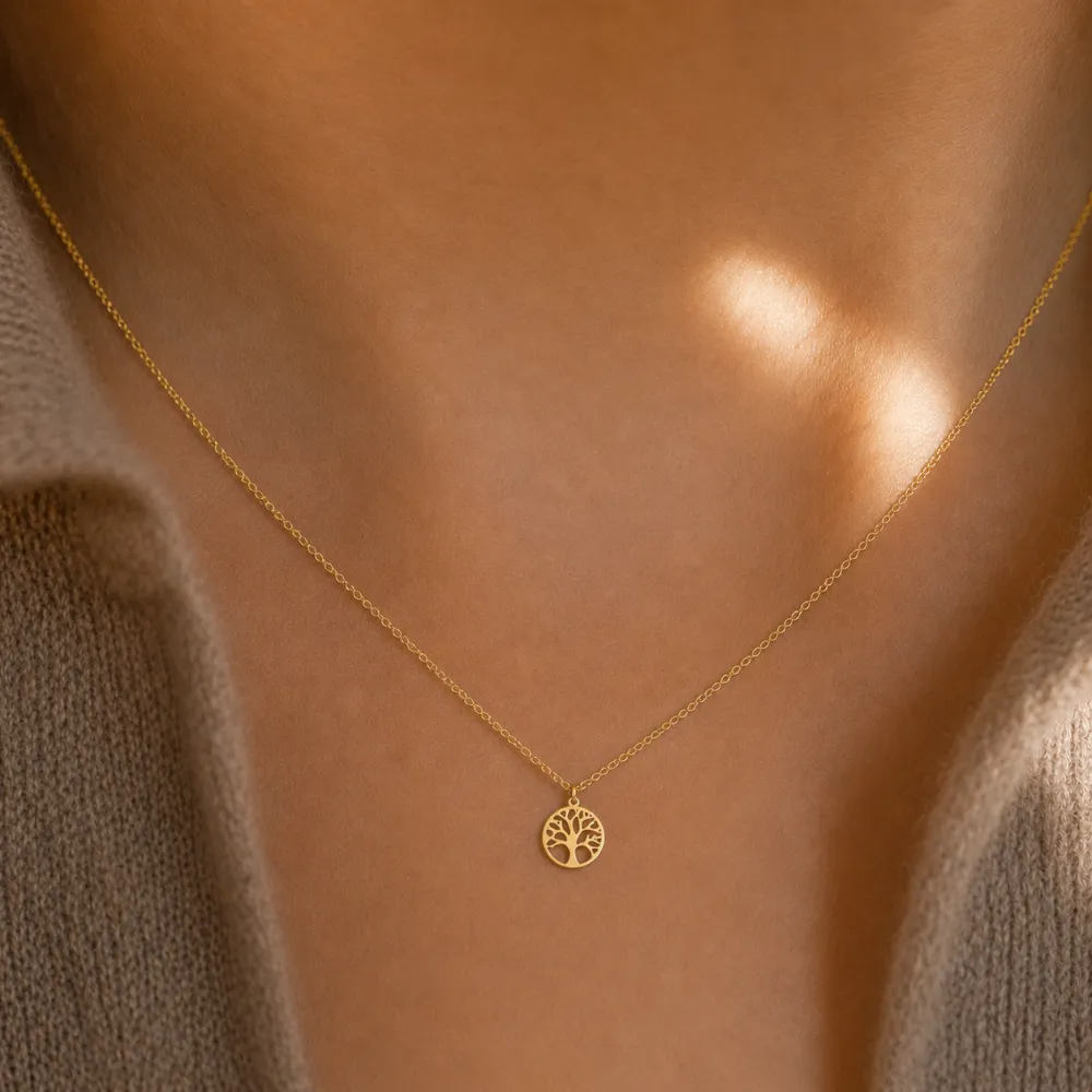 Nature Inspired Tree Necklace