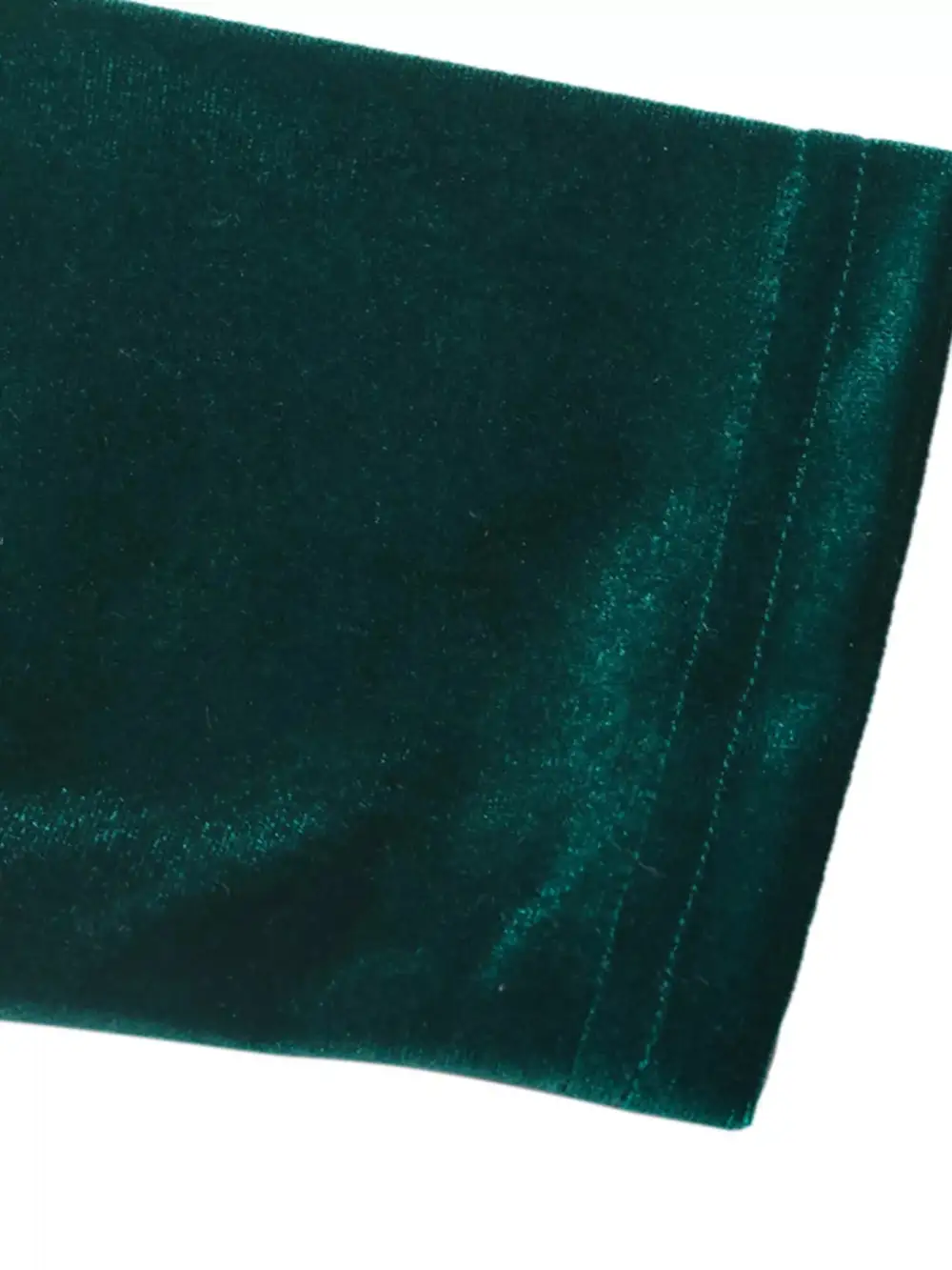 Textured Detail Velvet V Neck Long Sleeve Maxi Dress