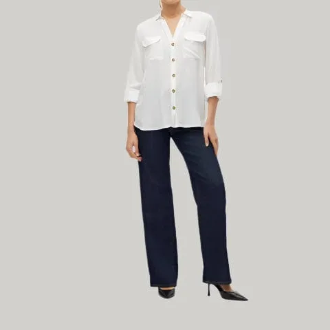 Long-Sleeve Viscose Women's Shirt