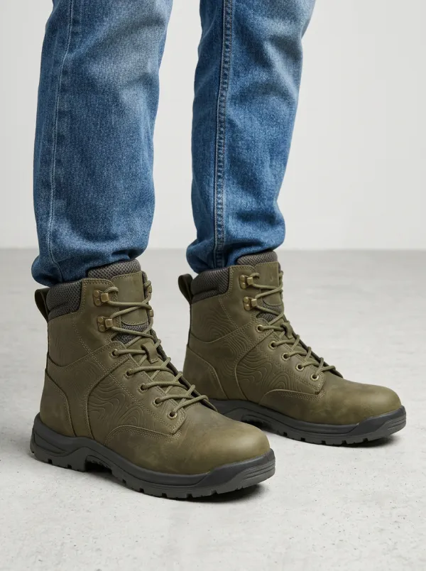 Topographic Adventure Work Boots Dynamic Terrain