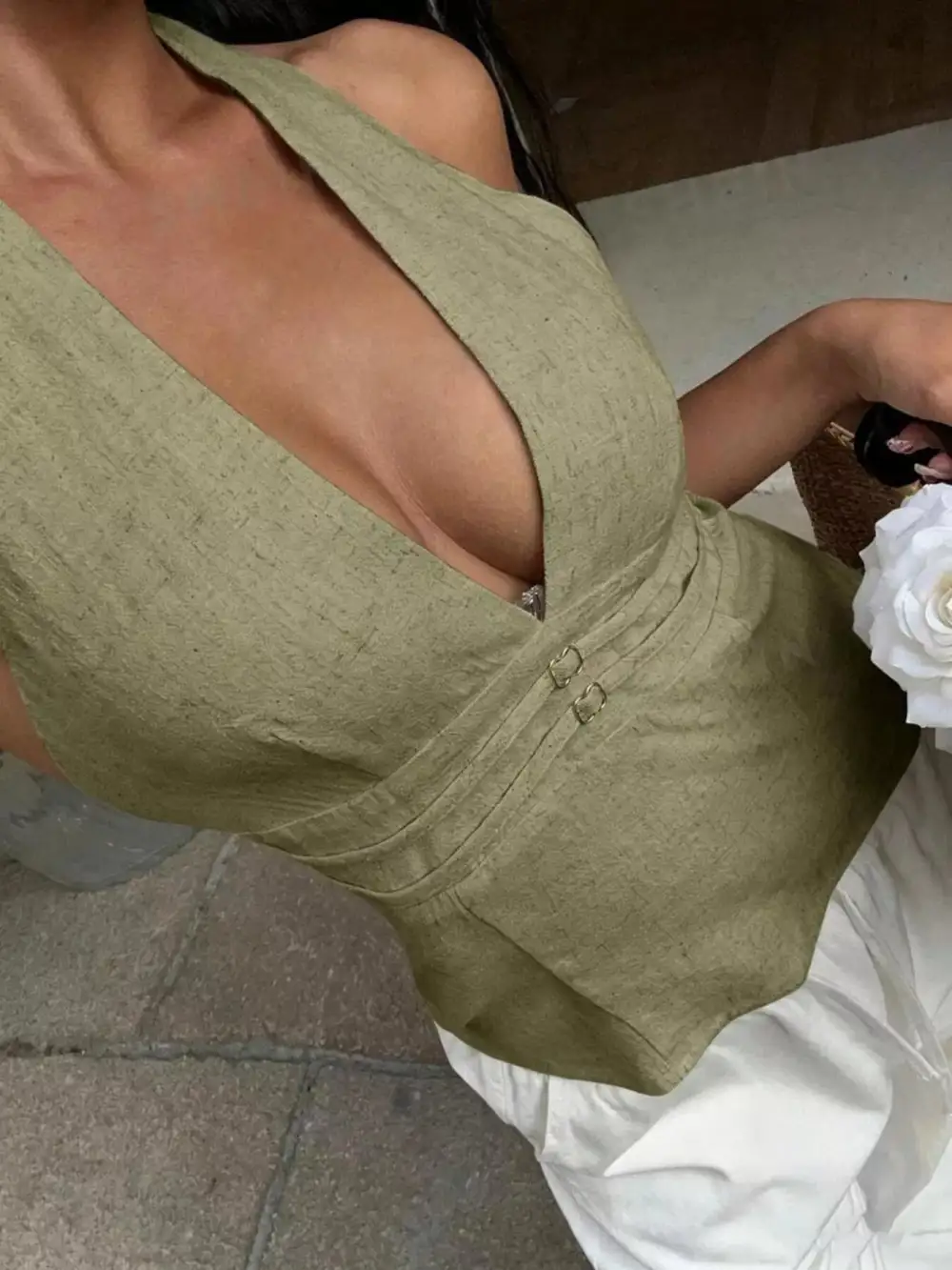 Refined Refined Halter-Neck Tank Top