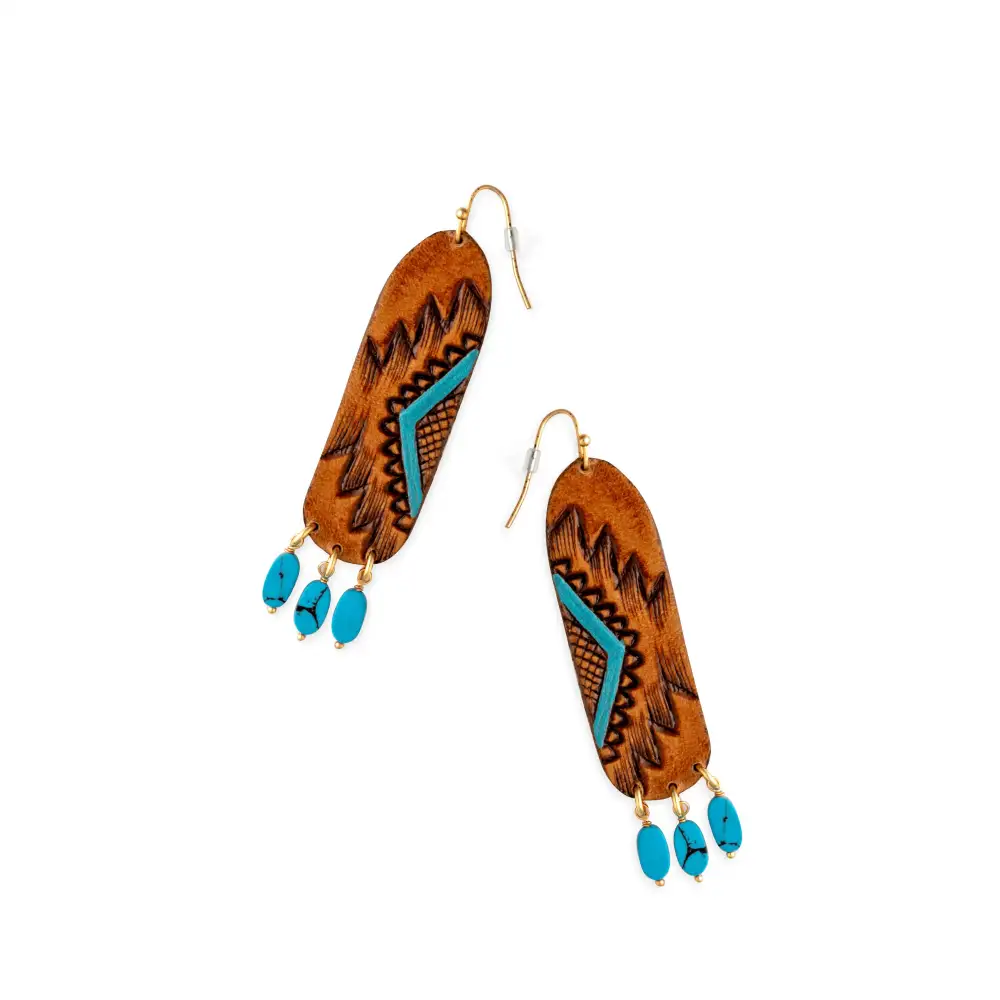 Textured Statement Earrings