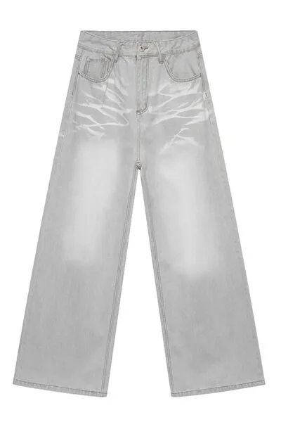 Subtle Texture Breezy Denim Jeans