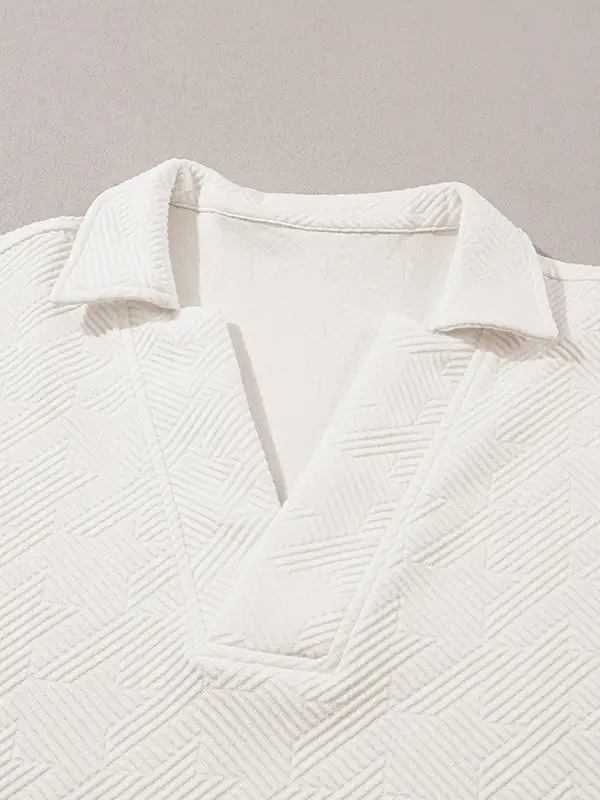 Relaxed Short Sleeve V-Neck Everyday T-Shirt