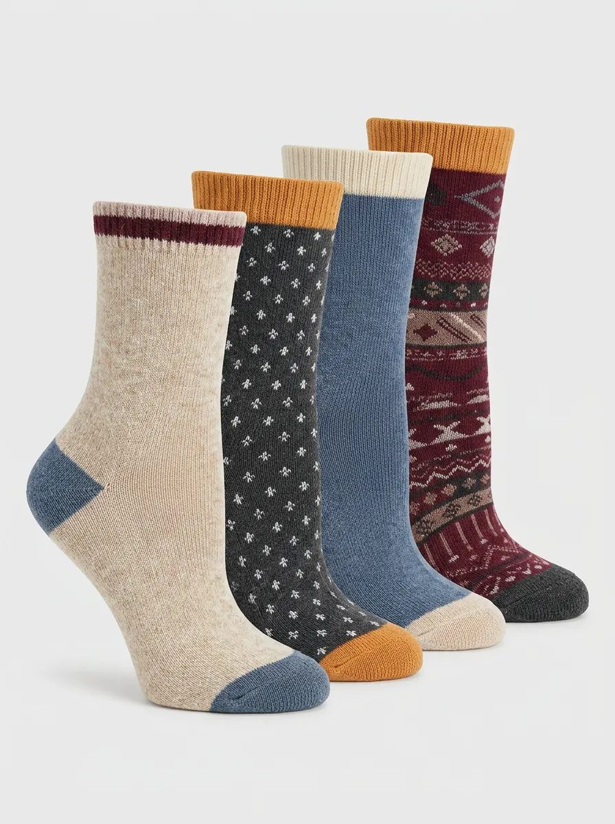 Women's Four Pair Casual Socks