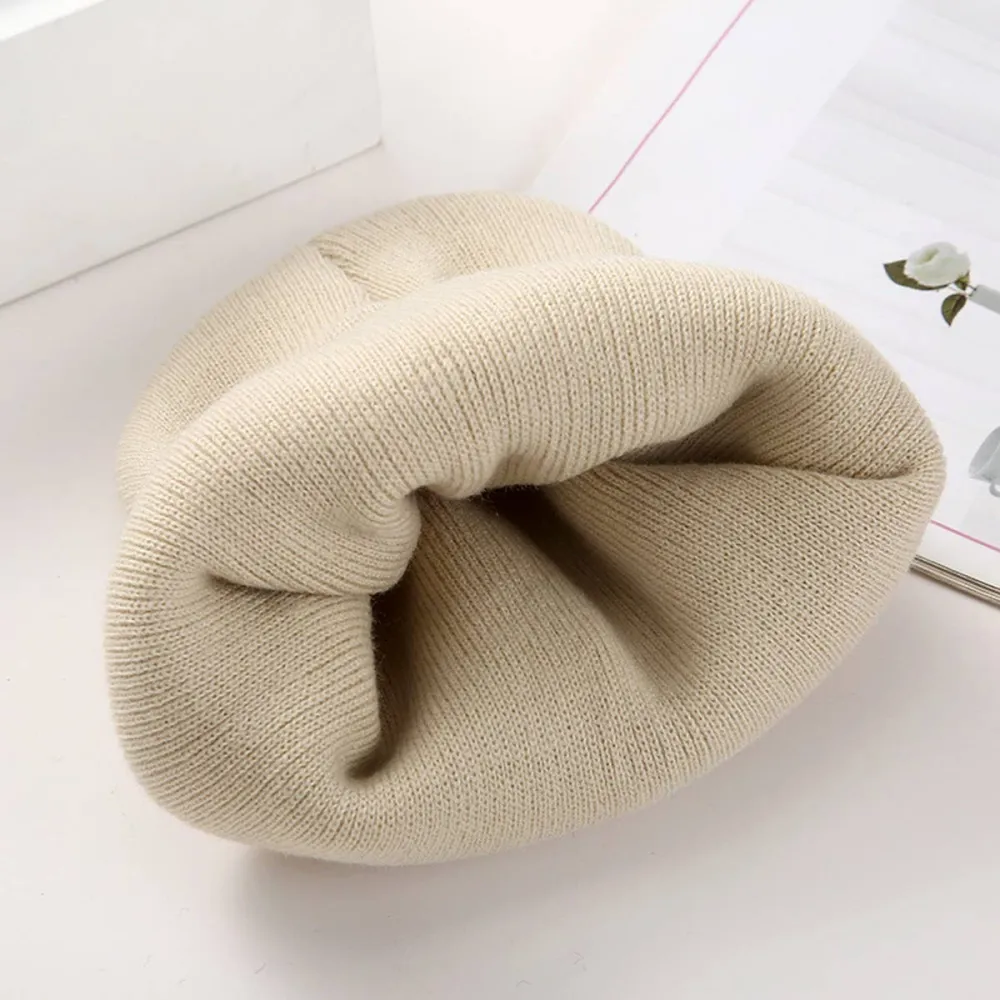 Knit Embroidered Beanie