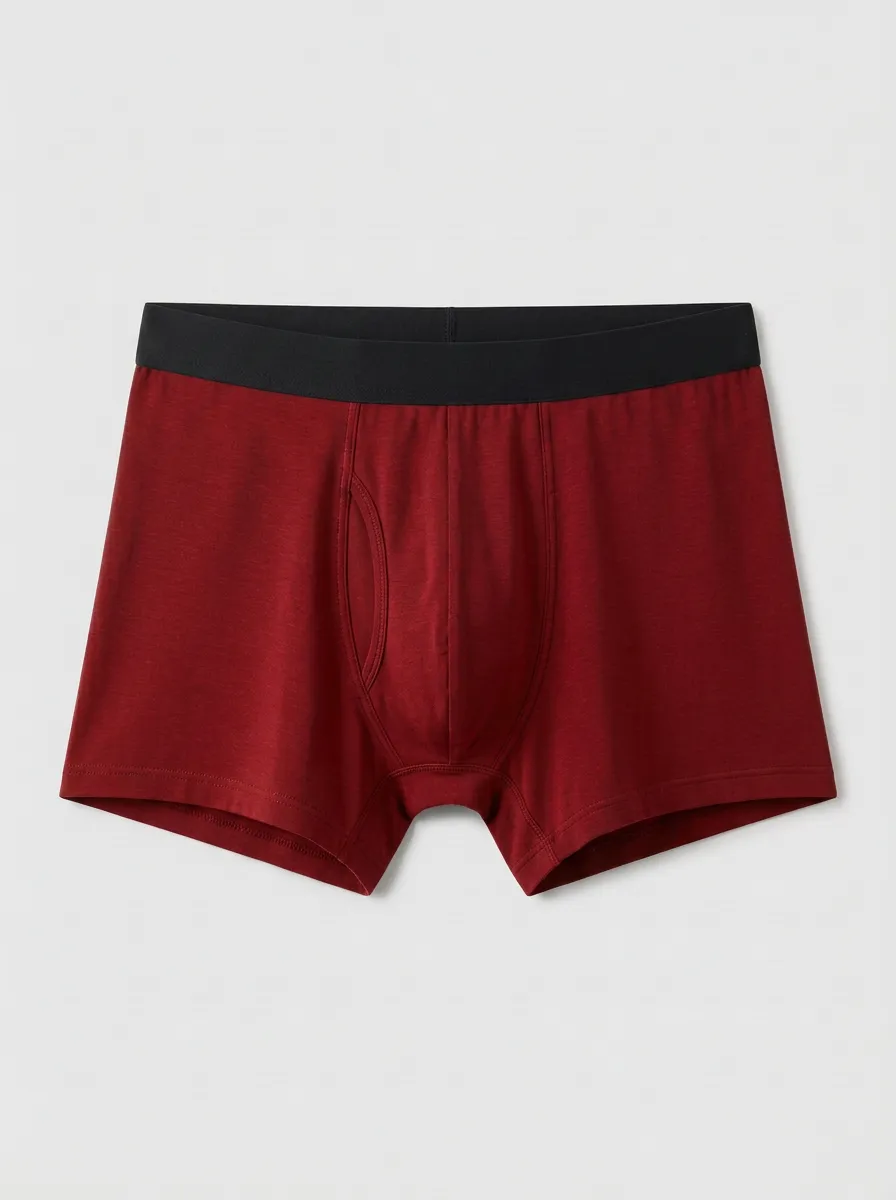 Men's Charcoal Grey Contrast Waistband Minimalist Boxer Briefs