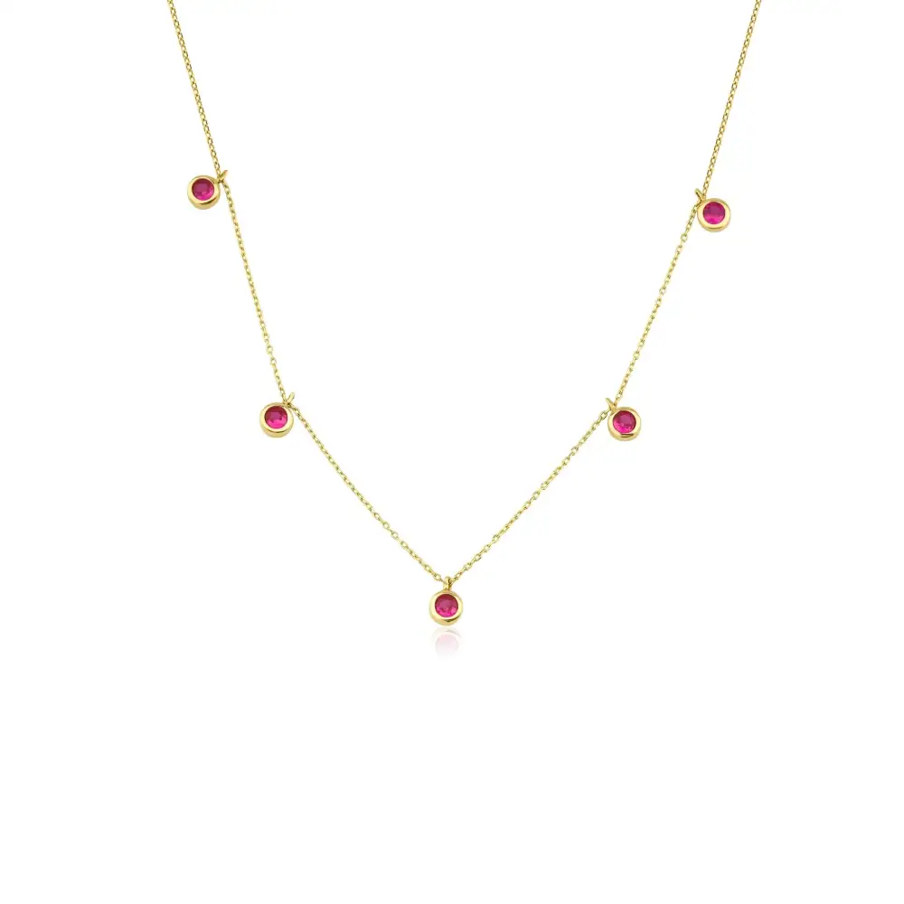 Station Ruby Necklace