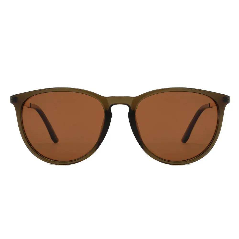 Polarized Retro Round Sunglasses