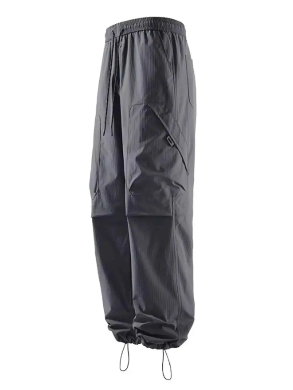 Casual Drawstring Wide Leg Pants