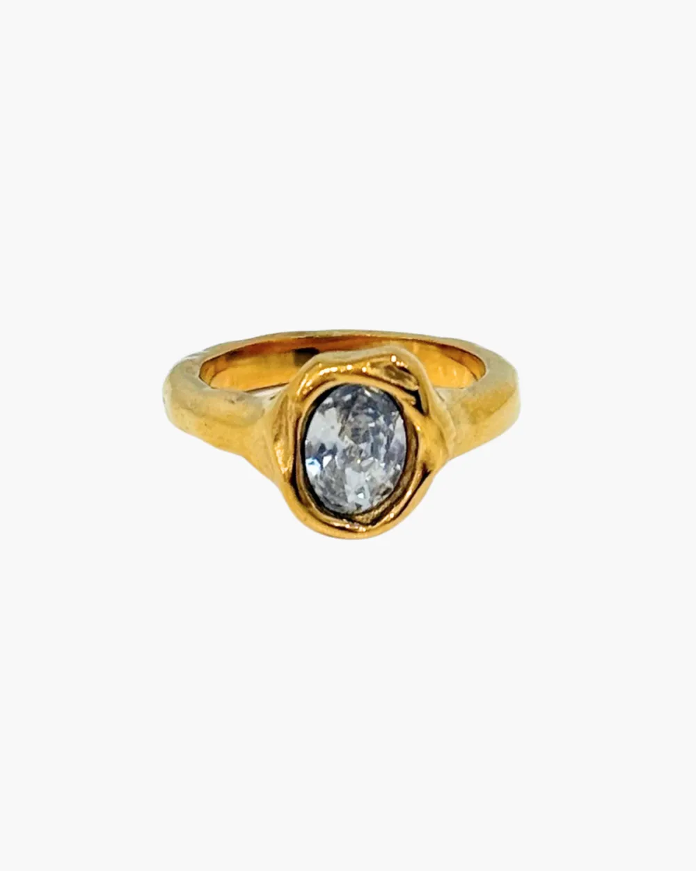 Single Framed Stone Ring