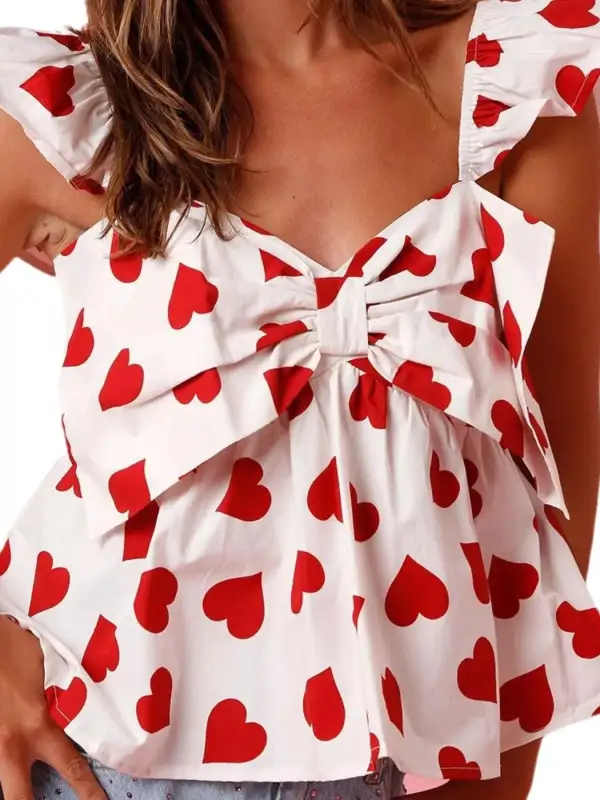 Refined Ruffle-Trim Tank Top
