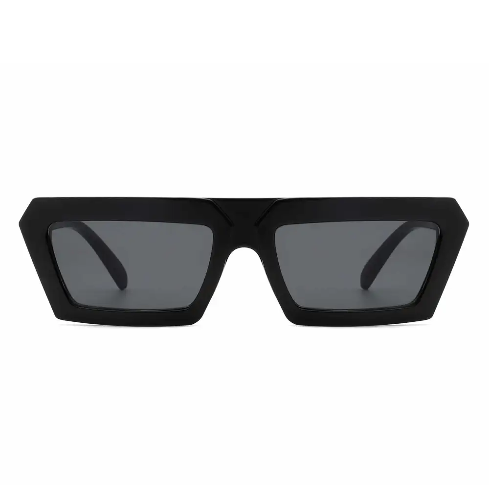 Rectangle Narrow Retro Slim Square Sunglasses