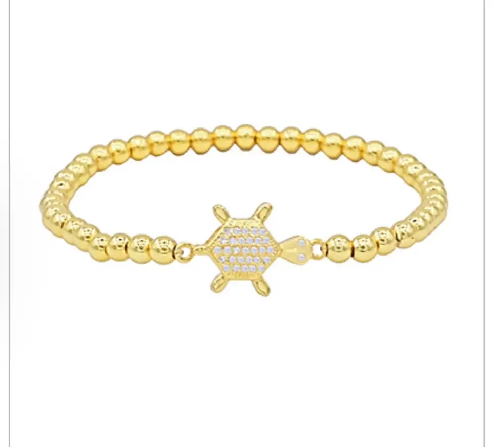 Crystal Turtle Bracelet