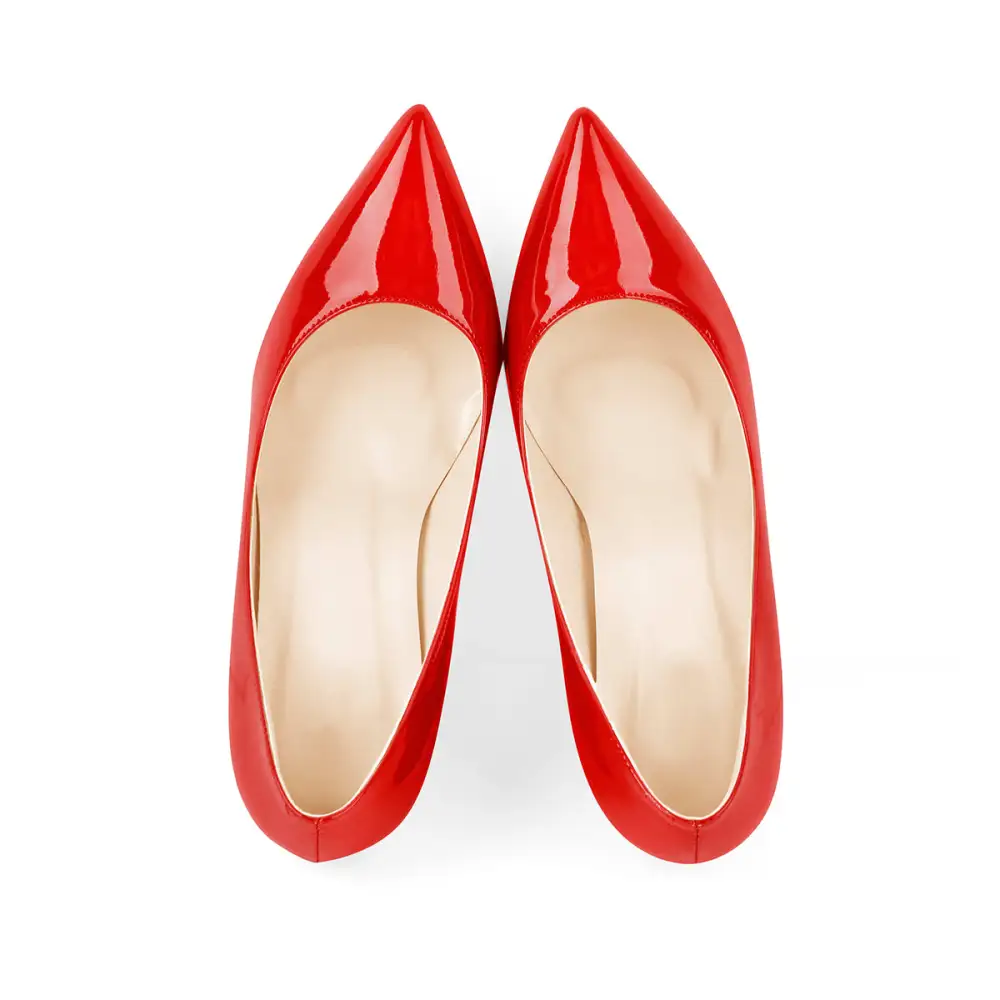 Modern Pointed Toe Chunky Heel Pumps