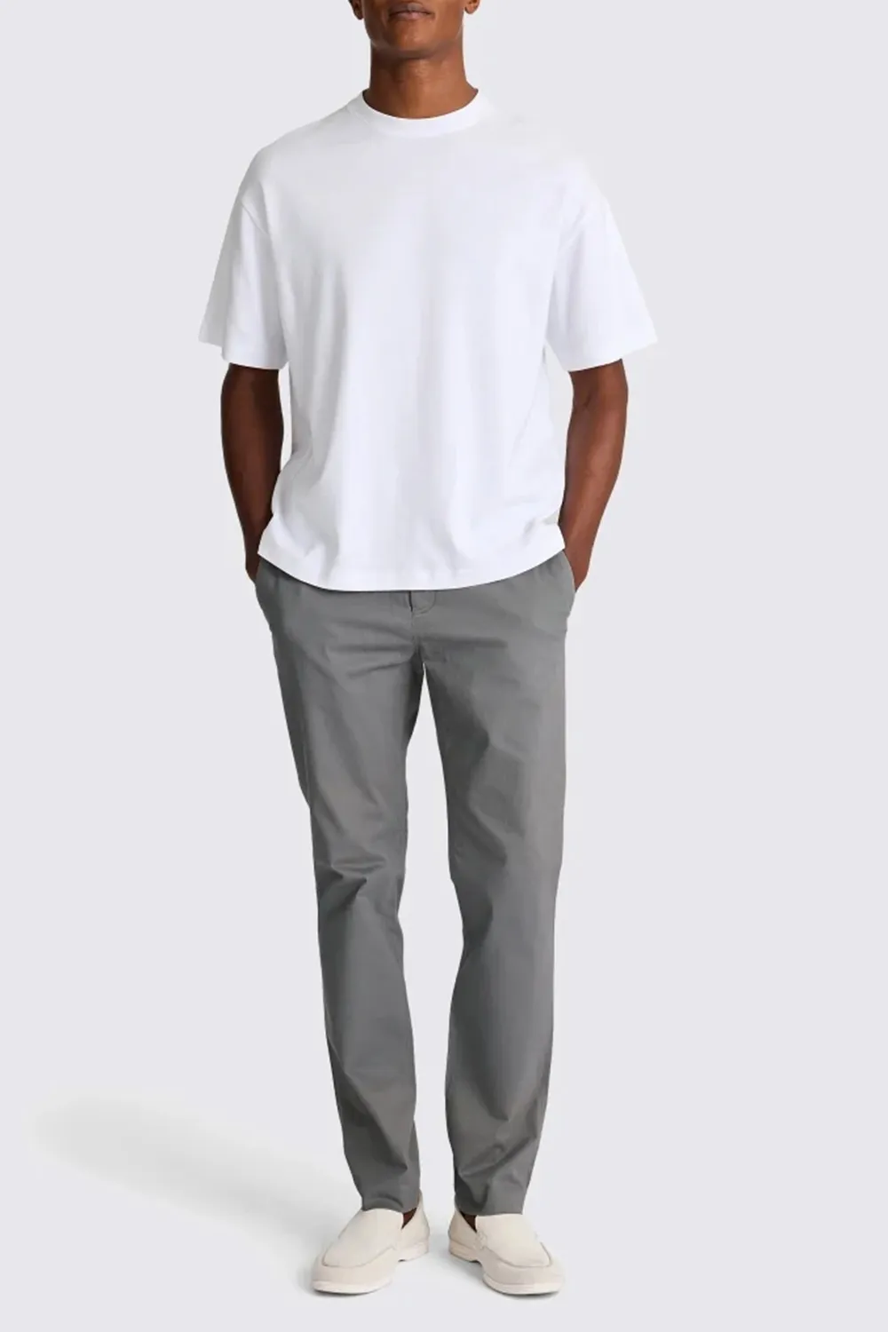 Heavy-Weight Basic T-Shirt In White