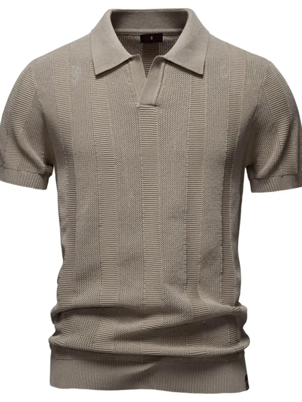 Loose Fit Short Sleeve Collared Polo Shirt