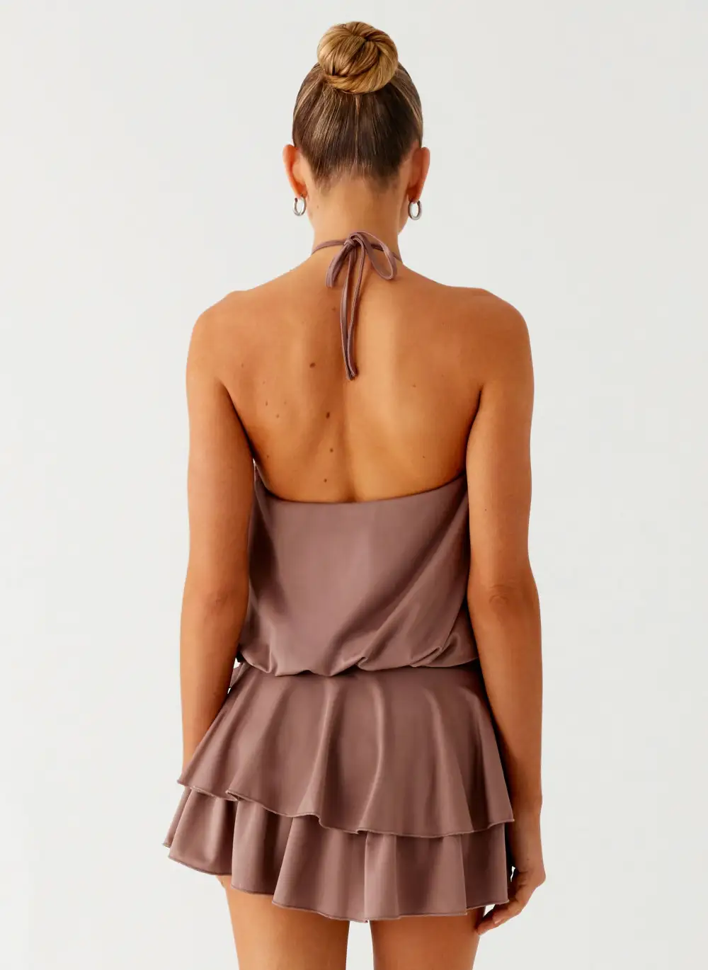 Modern Belted Mini Dress