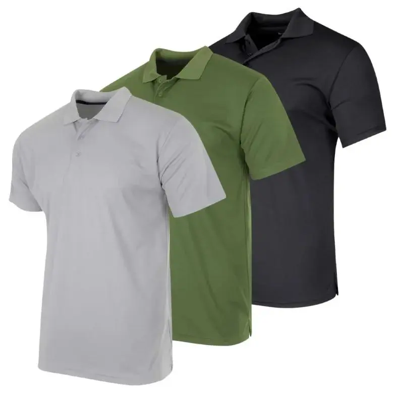 Men's Quick-Dry Short Sleeve Athletic Performance Polo Shirt (Available In Big & Tall)