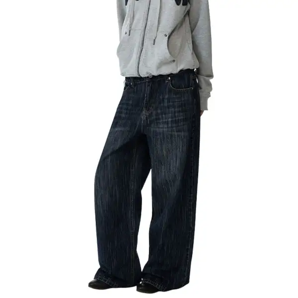 Lightweight Wide Leg Denim Jeans